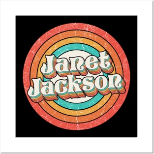 Janet Proud Name - Vintage Grunge Style Posters and Art